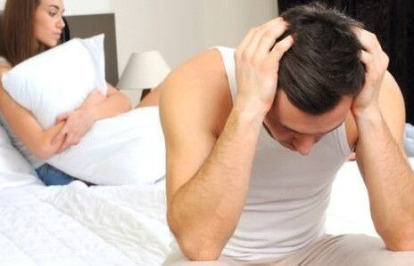 Prostatitis in a man